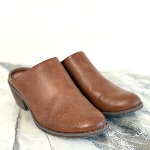 EuroSoft by Sofft Avetta Brown Faux Leather Mule Bootie Shoes Women's Sz 10